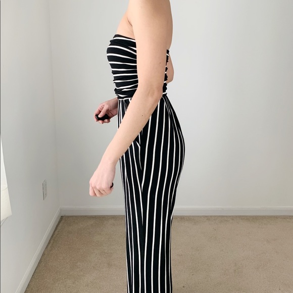 LAST 2!  STRIPED Pocketed Tube JUMPSUIT - Picture 6 of 7